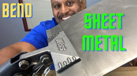 bending sheet metal without a brake|how to bend galvanized metal.